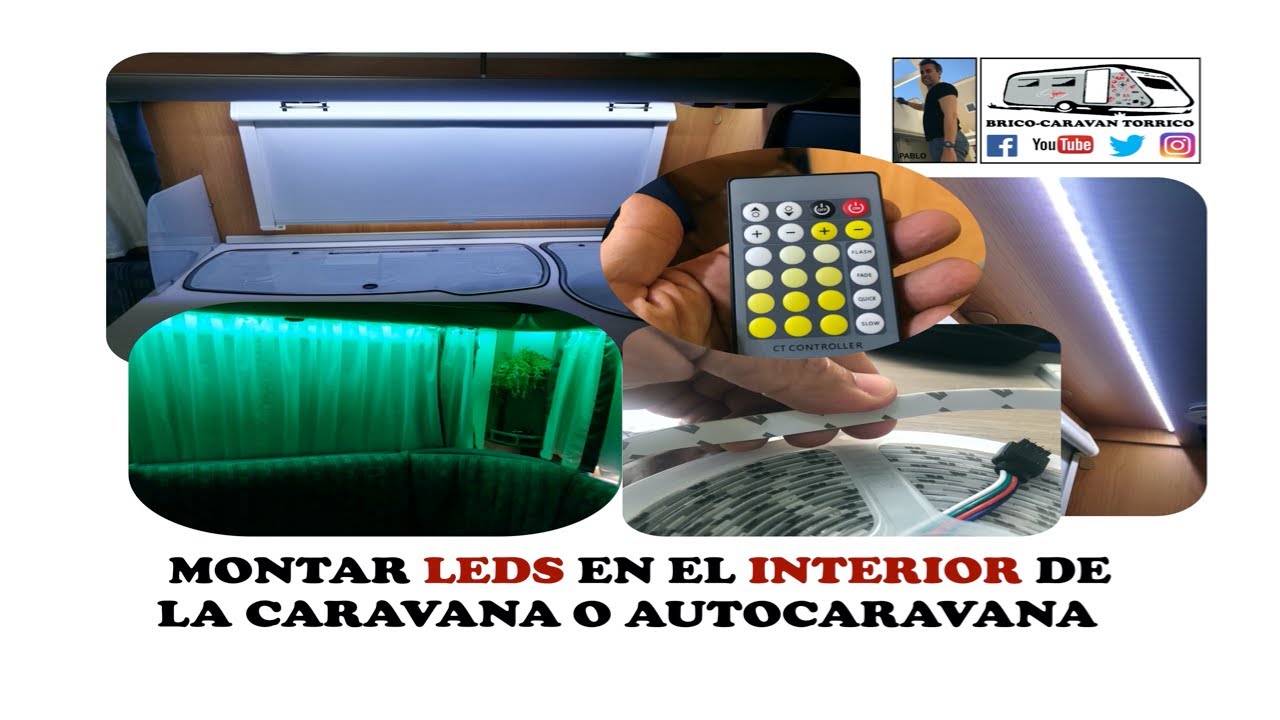 Cómo MONTAR LEDS dentro de la CARAVANA o AUTOCARAVANA