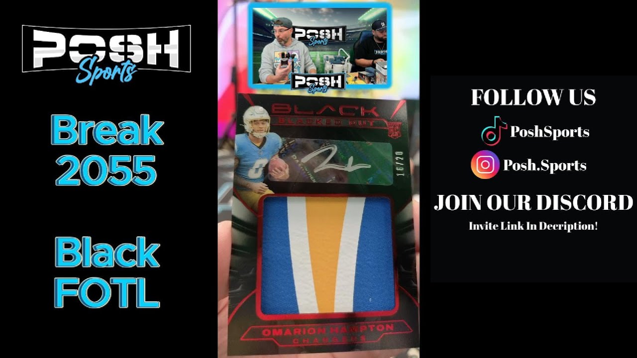 BREAK 2056 2025 Panini Black FOTL Football Half Case Break - Break #2056