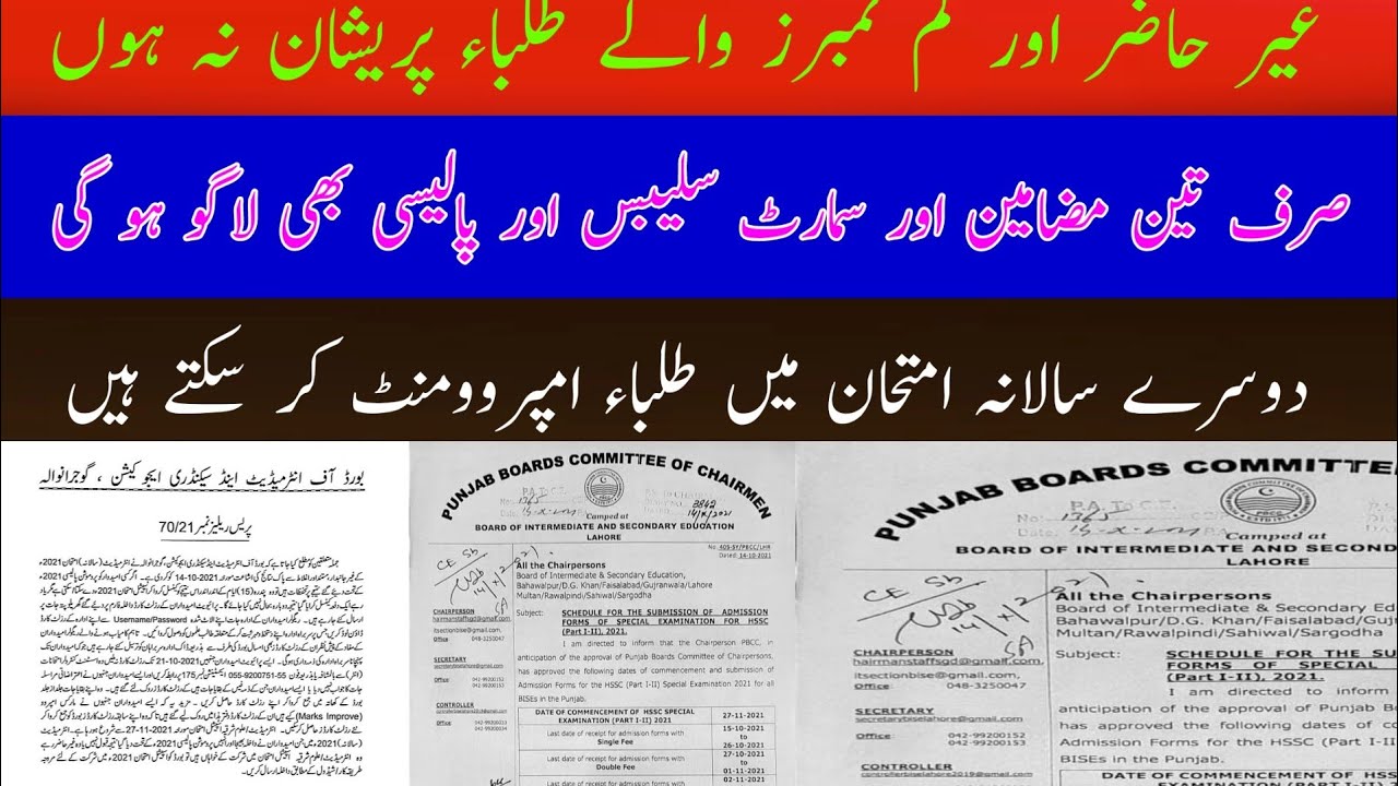 Special Exams , Promotion Policy , Re-Checking , 2nd Annual Exams 2021 / All Questions