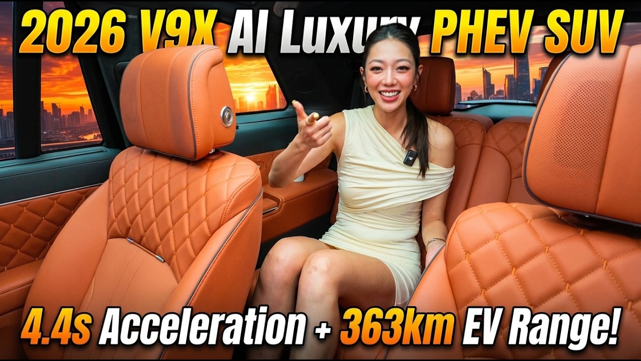 2026 Weipai V9X First Look: Great Wall’s Ultimate Luxury 6-Seater SUV!