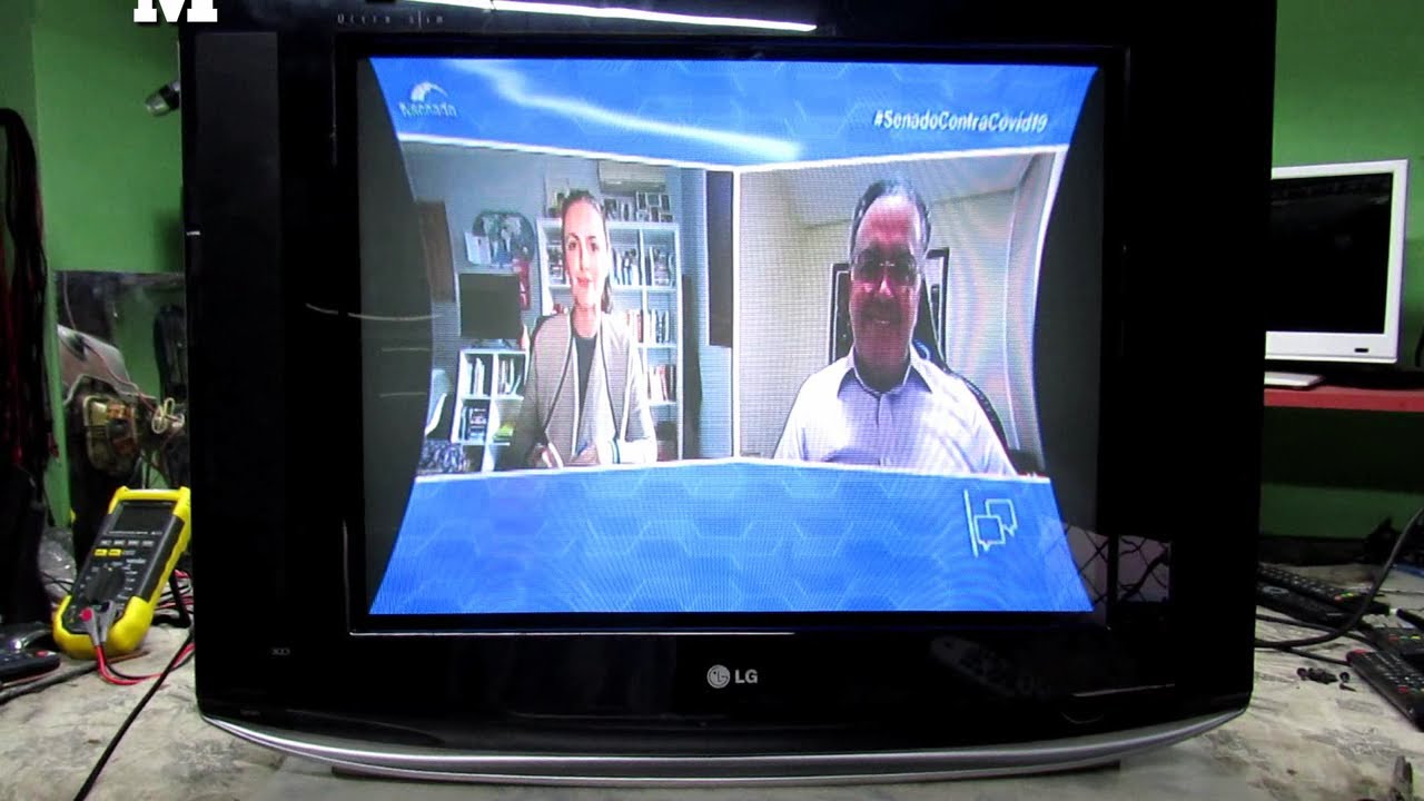 TV LG modelo 29 FU 6 TL TS - L5 com efeito almofada Análise passo a passo  #328