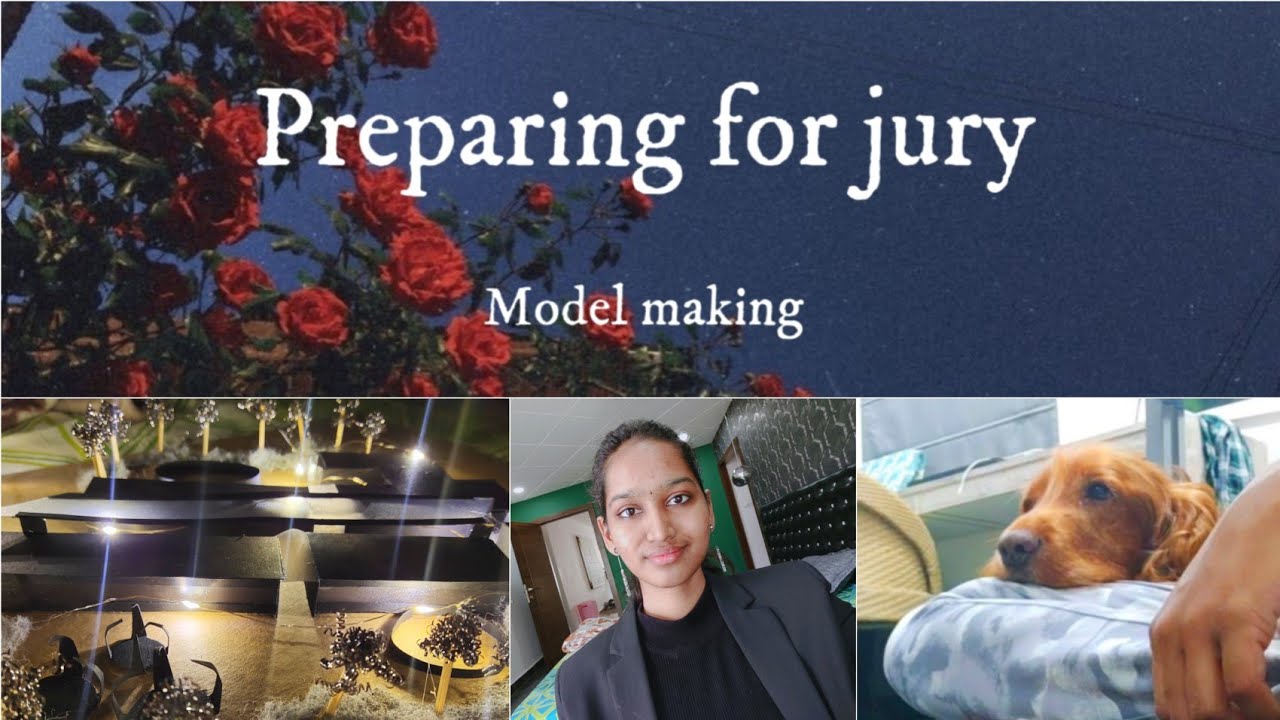 My Jury prep vlog ♡ Model making, Sheets, Dressed up ♡