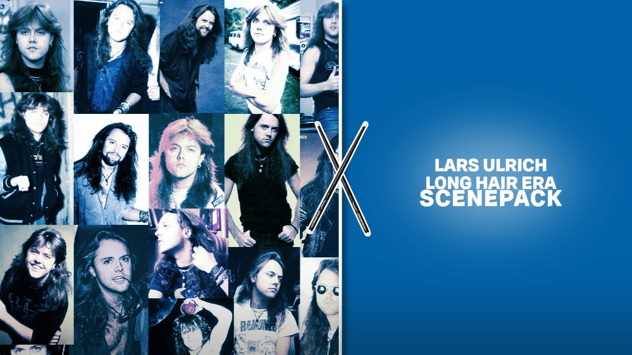 LARS ULRICH Long Hair Era || SCENEPACK ||