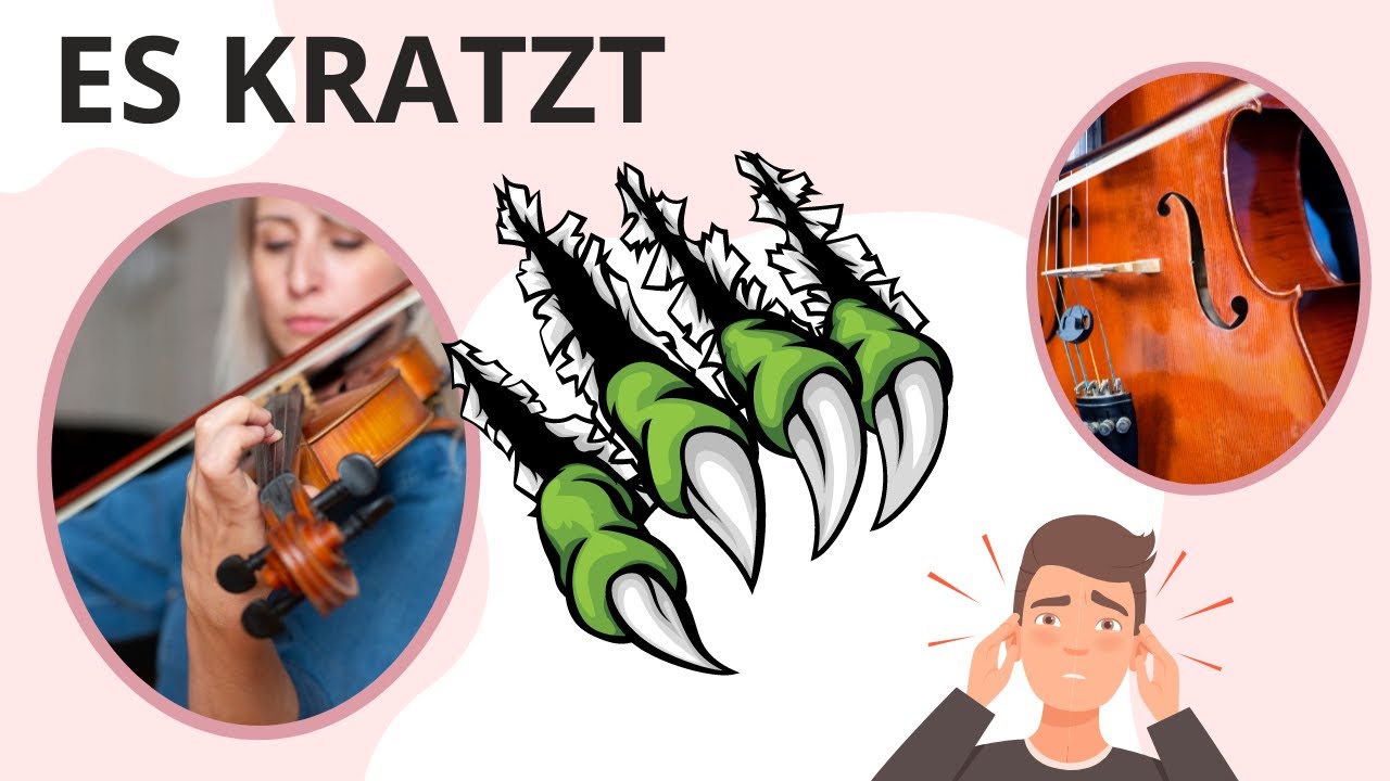 Es kratzt und quietscht😲auf der Geige, Bratsche oder Cello 🎻