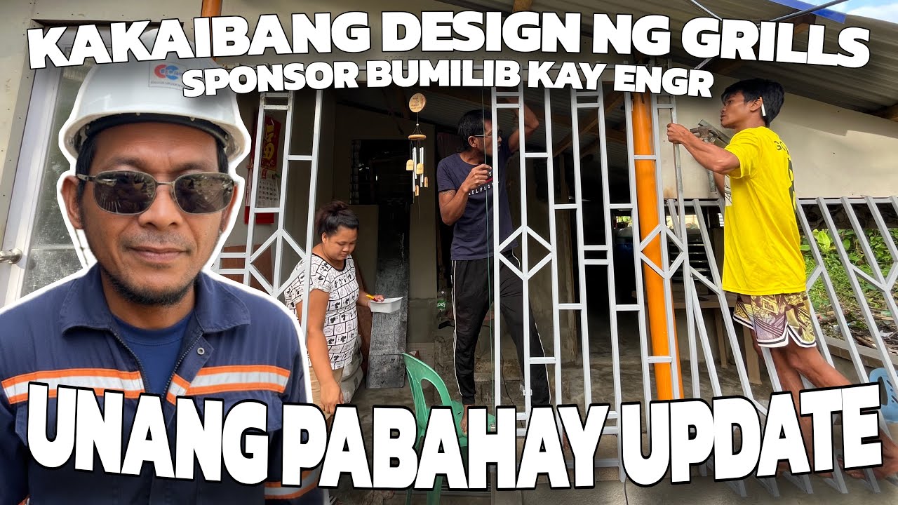 PART 42 | UNANG PABAHAY NI PAPA FRANZ | KAKAIBANG DESIGN NG GRILLS NI ENGR DENNIS !