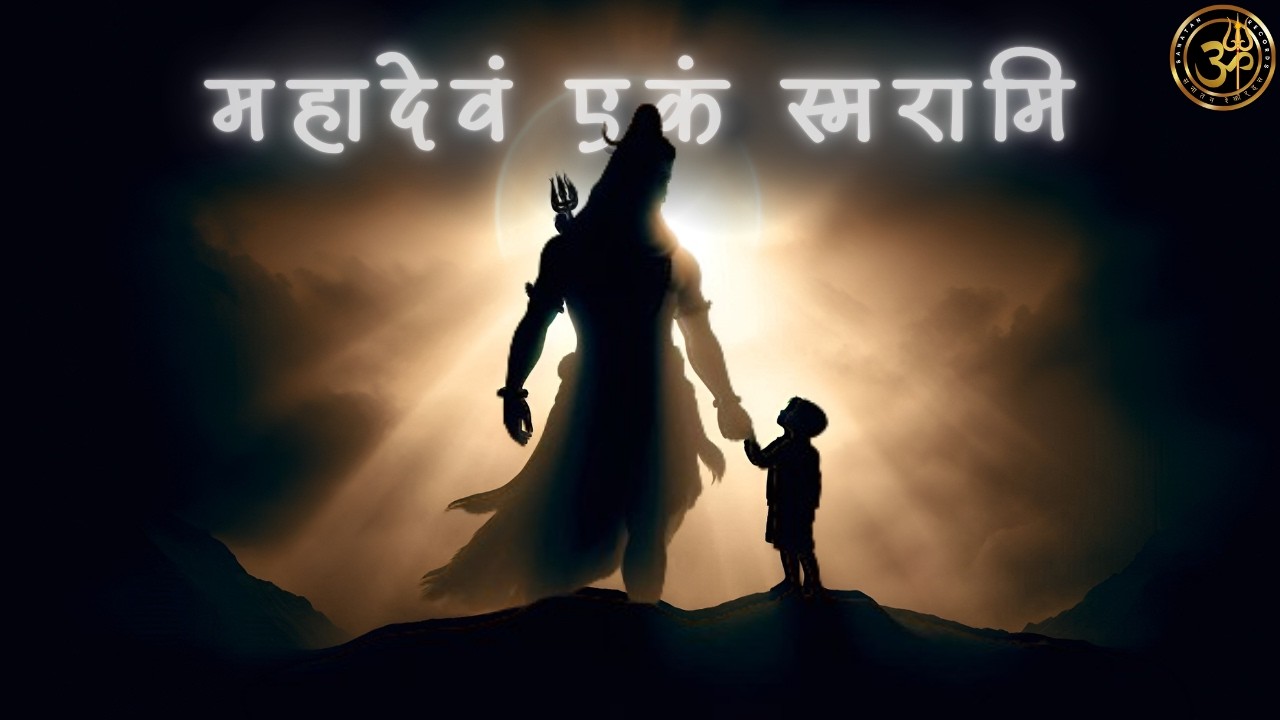 NOTHING can HARM you when you HOLD his FINGER! Mahadevam ekam smarami | Vedsarshivstav |Shiv Mantra