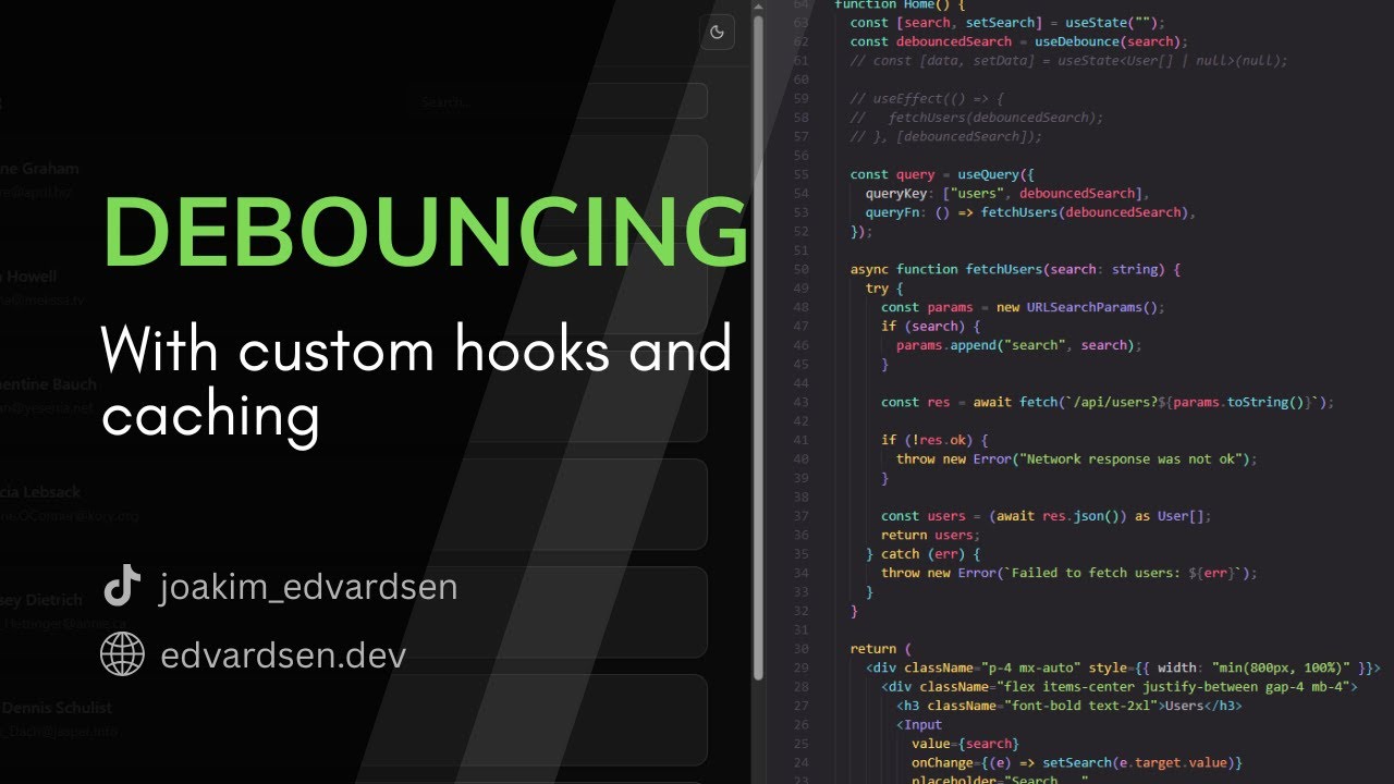 Stop Spamming Your API: Debouncing in React