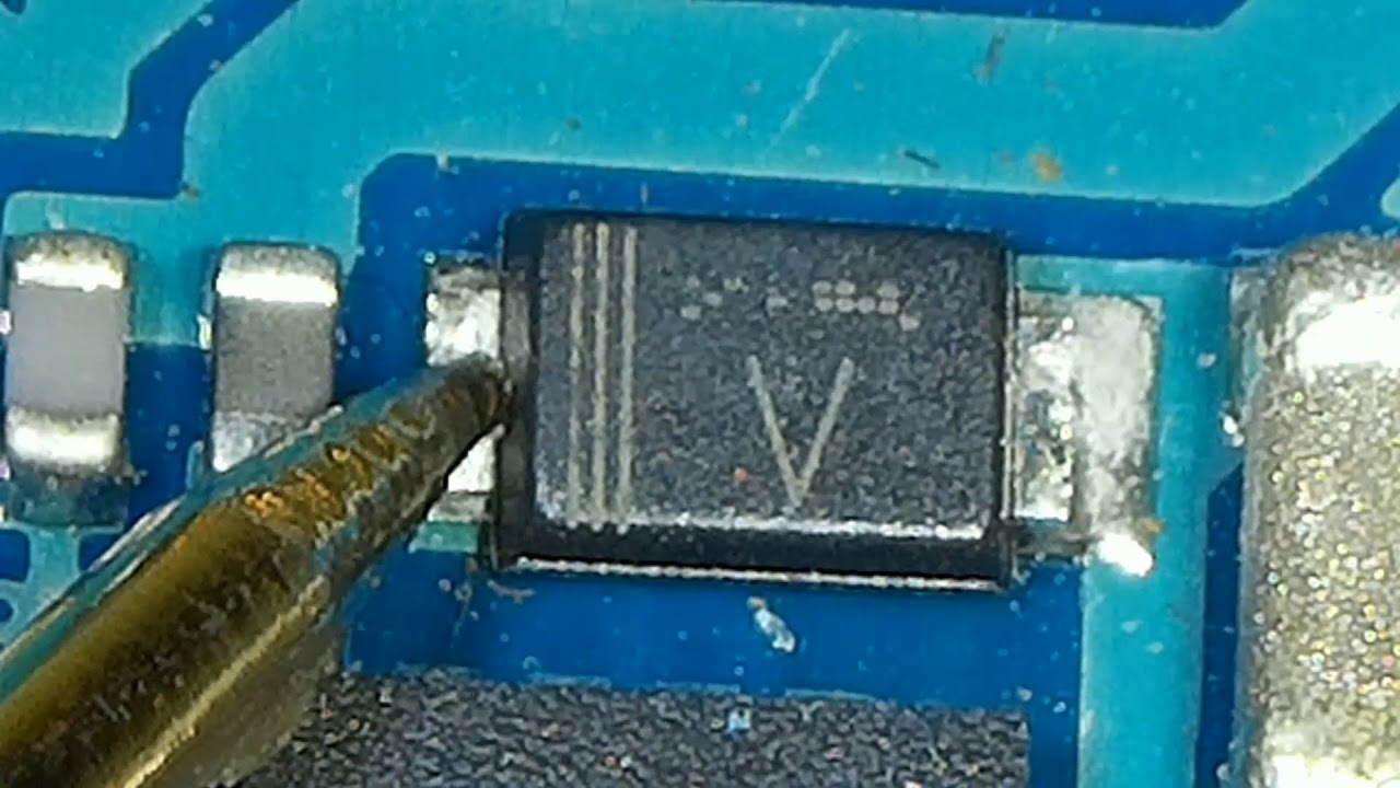 Como Testar um Diodo SMD na placa de um Celular