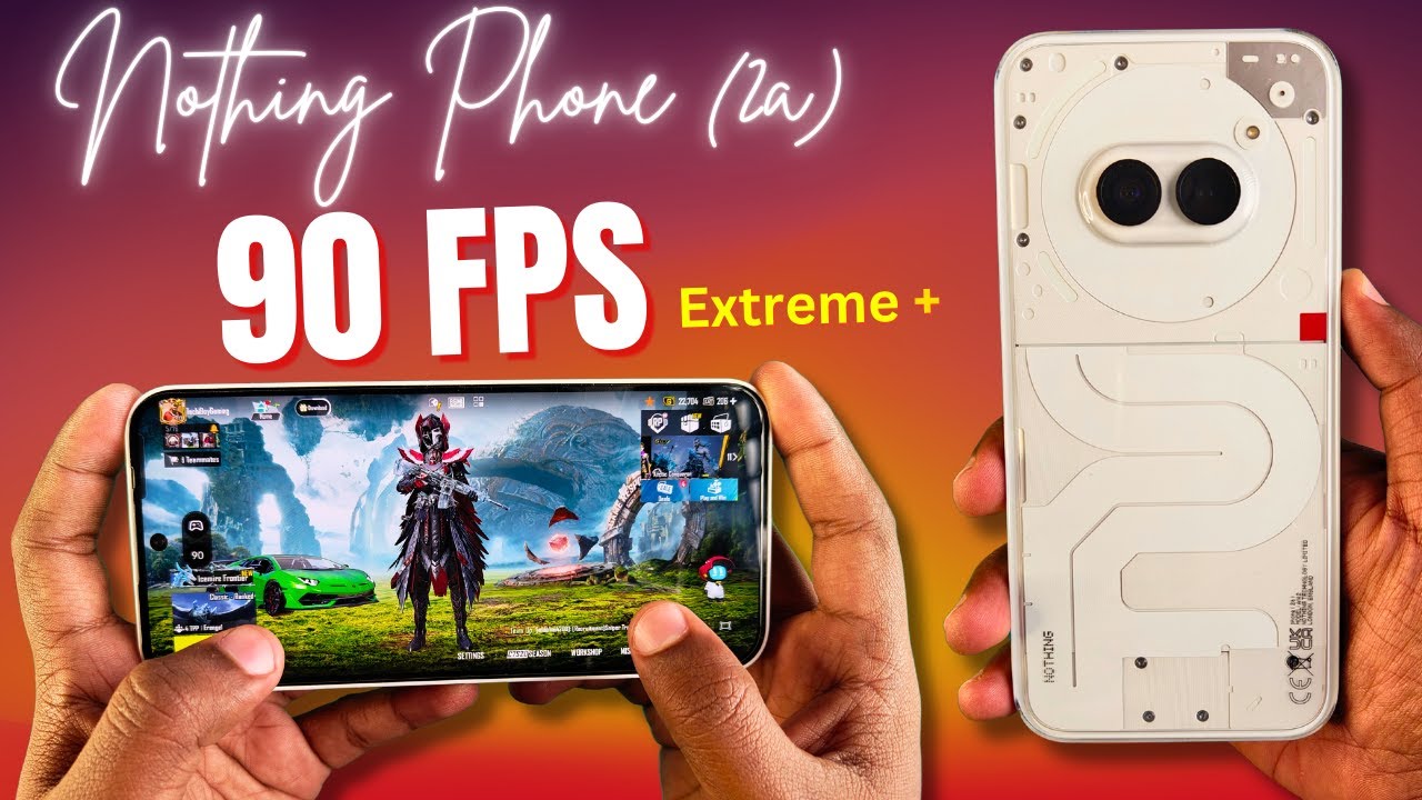 Nothing Phone (2a) BGMI 90 FPS Test - Performance, Heating & Battery 🔥