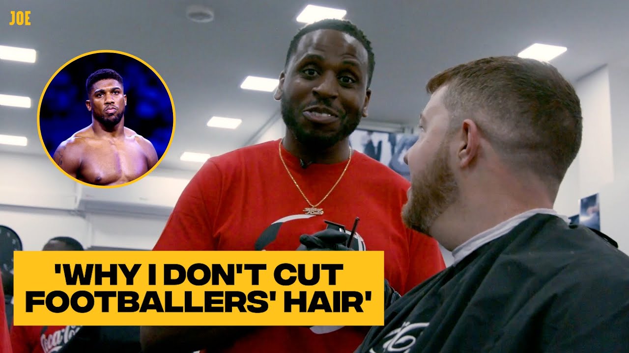 Anthony Joshua's barber reveals why he won't cut footballers' hair | SliderCuts