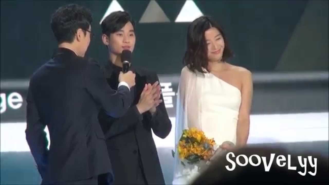 141231 김수현 전지현/ 베스트커플상 / 2014 SBS 연기대상 / Kim Soo Hyun /