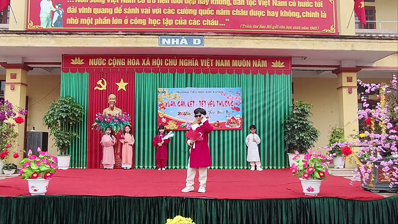 Trình diễn thời trang Tết 2026 - Lớp 1B1 - Trường TH Kim Xuyên