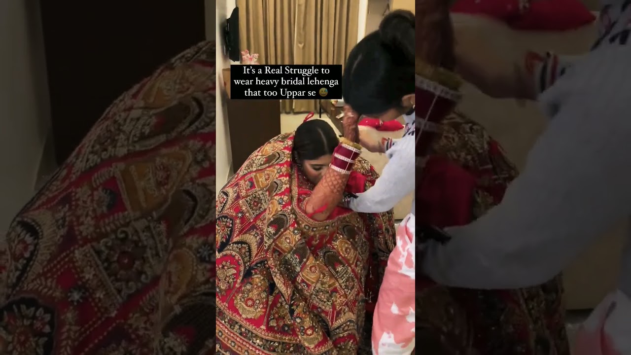 😂❤️ #shortsvideo #wedding #bridalmoments #weddingattire #viralwedding #love #bridesgoal