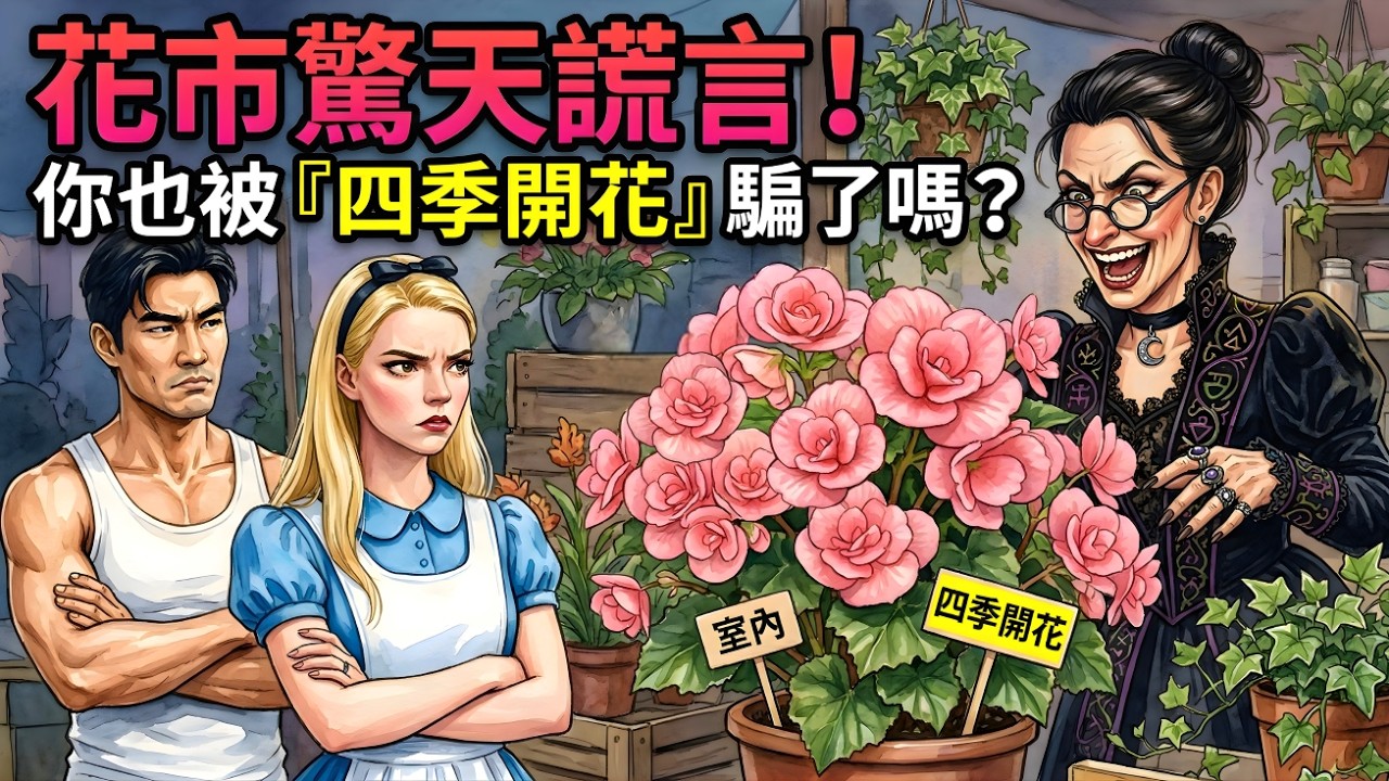 花商故意不告訴你的真相！「四季開花」和「適合室內」根本是鬼話？別再聽老闆胡說八道！