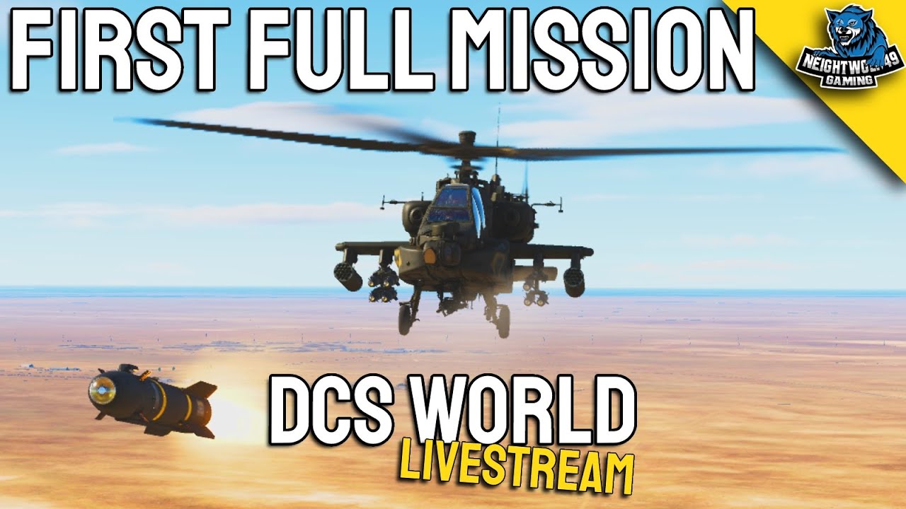 AH-64D Apache Livestream: First Mission in DCS - SCUD Busters