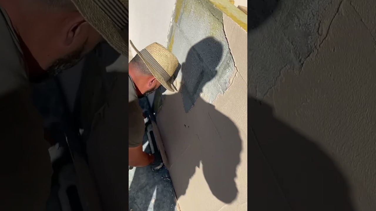 Comment enduire un mur ,&agrave; la main #construction #skills