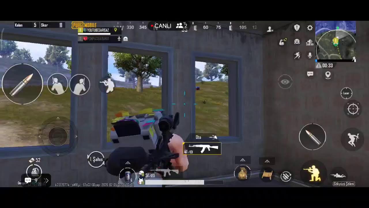 pubg mobile canlı yayının gelin !