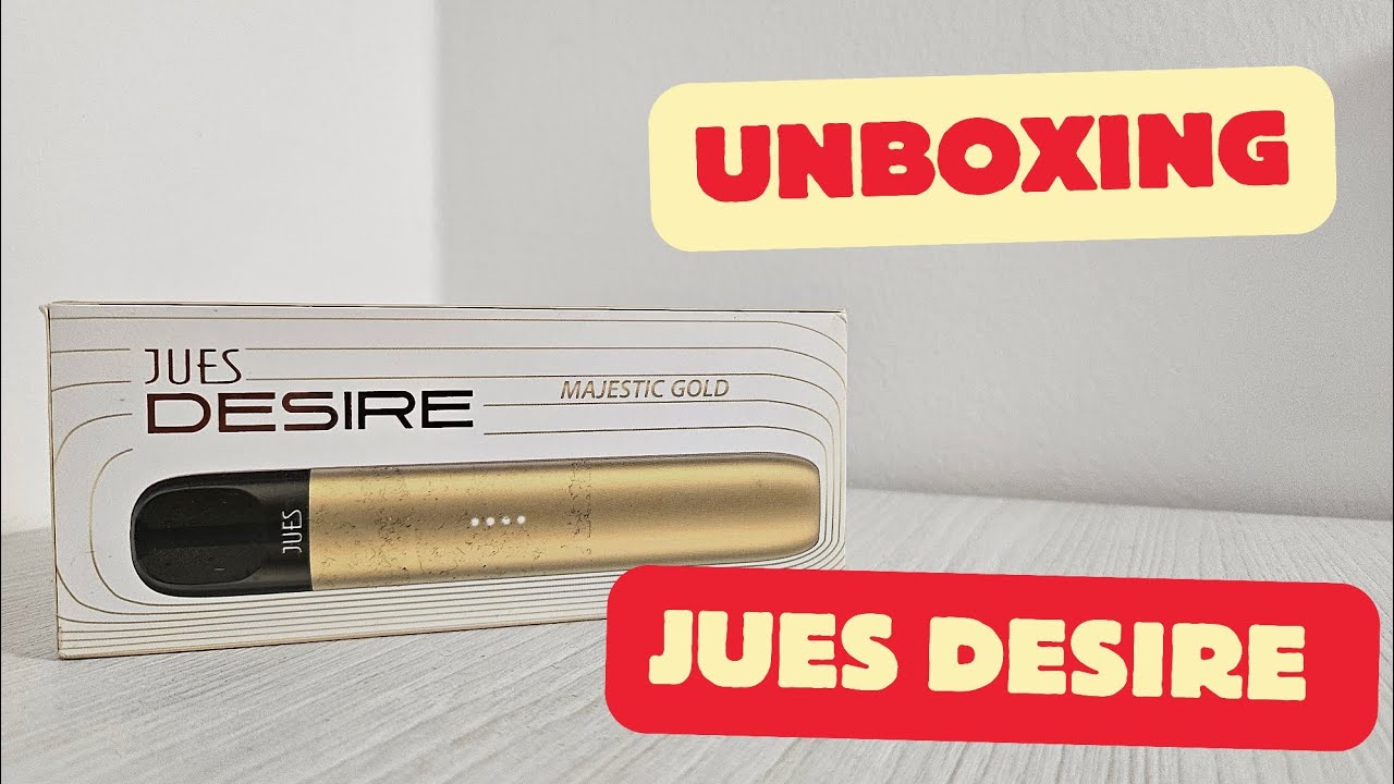 UNBOXING JUES DESIRE MAJESTIC GOLD &ndash; Sleek & Stylish Vape Design!