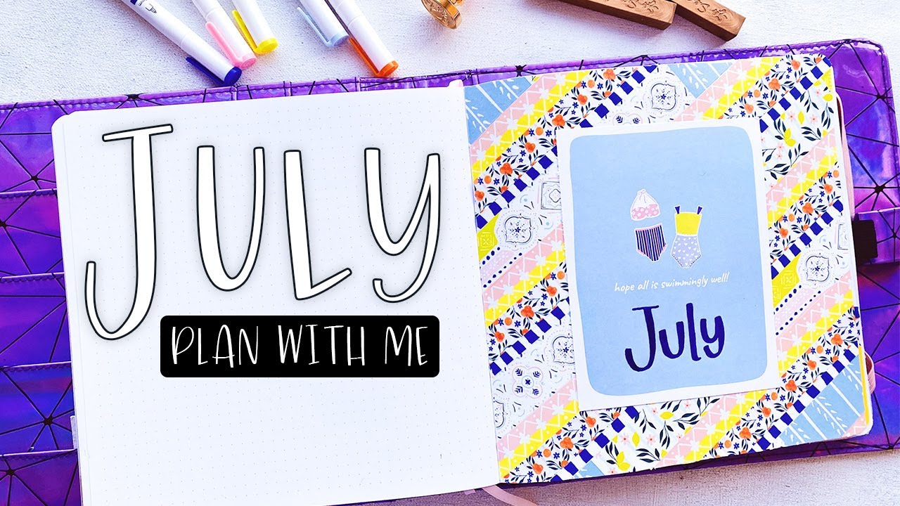 Plan With Me: July 2022 Bullet Journal Setup