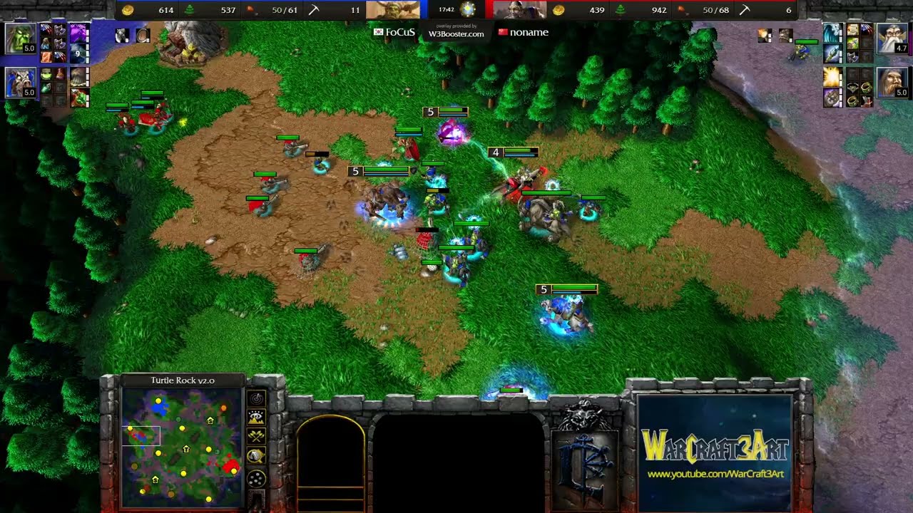 Fortitude(HU) vs FoCuS(ORC) - Warcraft 3: Classic - RN8821