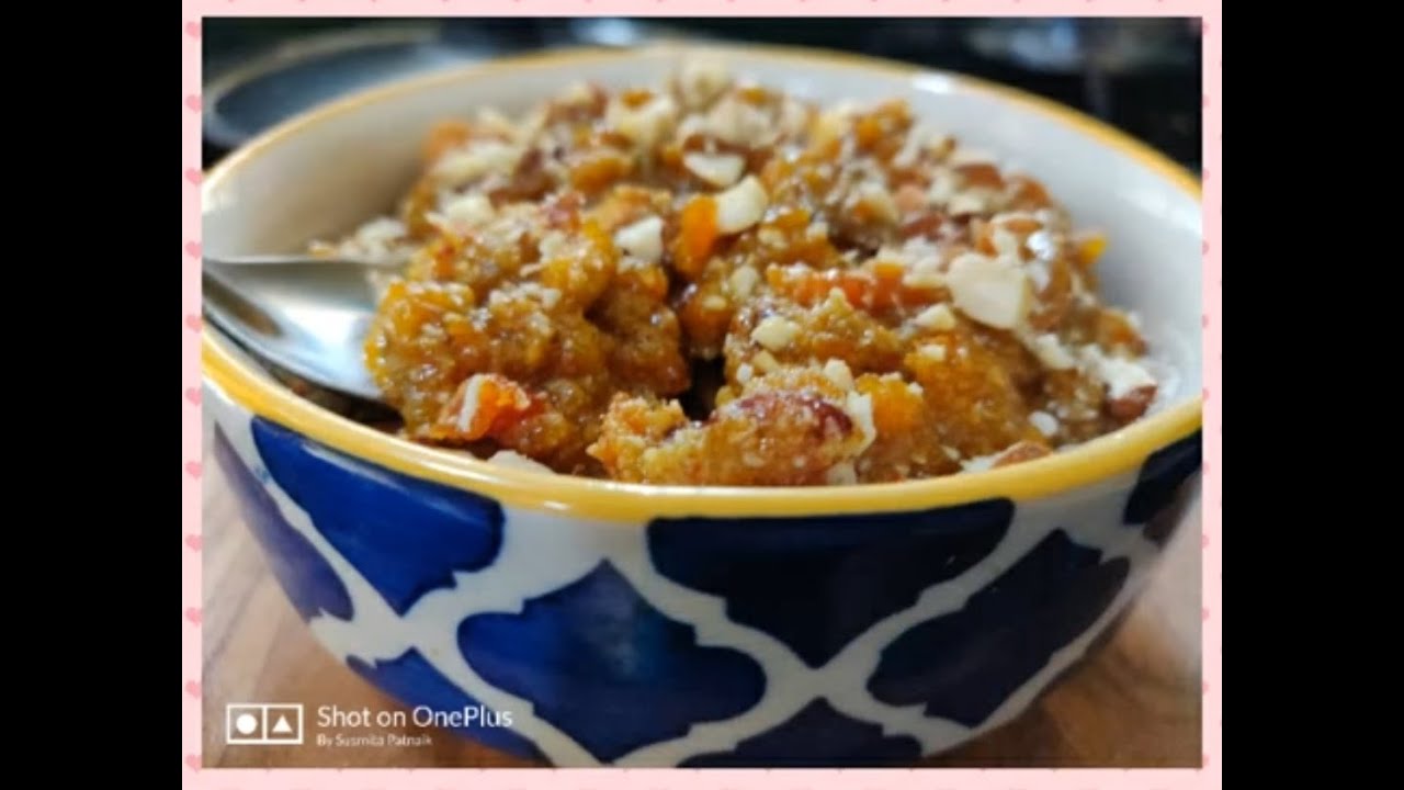 Gajar halwa, A Popular carrot dessert of India. Full recipe in Facebook page Susmita the Food lover