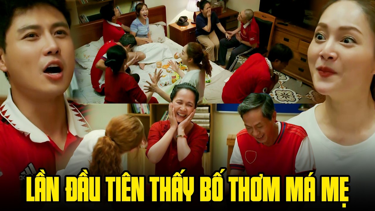 Cả nhà quắn quéo khi lần đầu tiên thấy BỐ THƠM MÁ MẸ | Gia đình mình vui bất thình lình