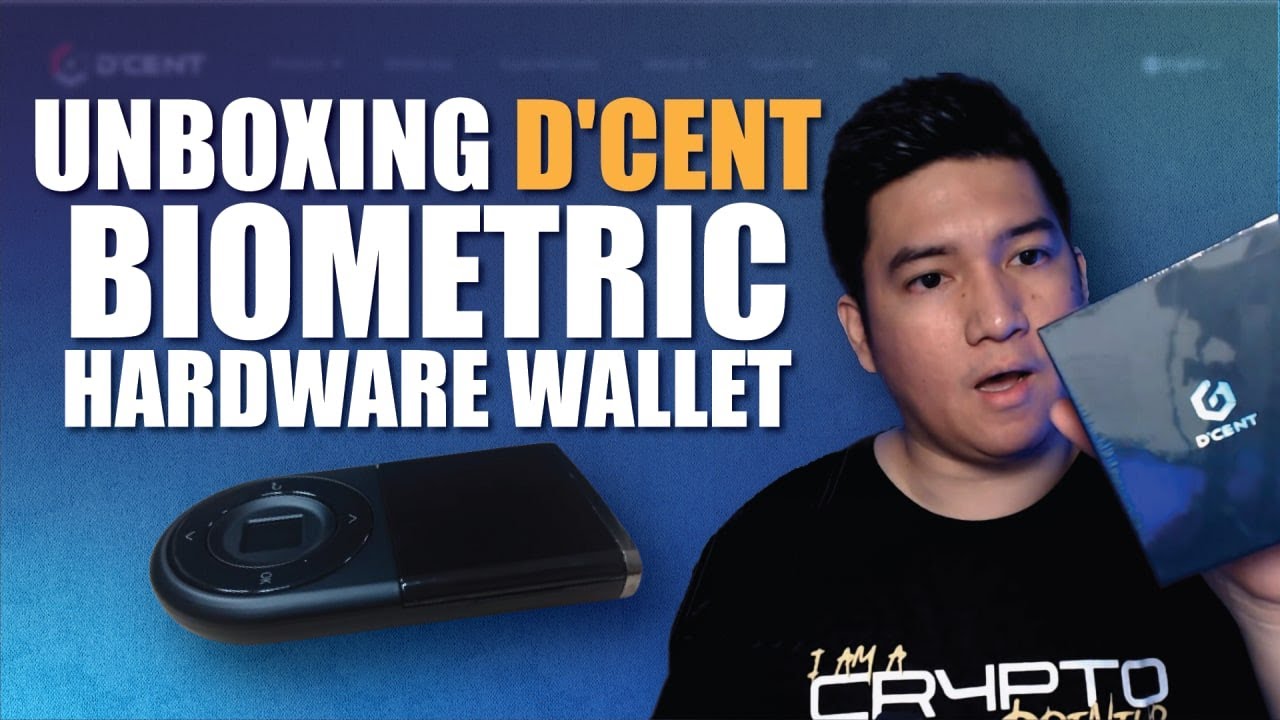 UNBOXING D'CENT BIOMETRIC HARDWARE WALLET | CRYPTO COLD STORAGE | CRYPTO BIOMETRIC HARDWARE WALLET