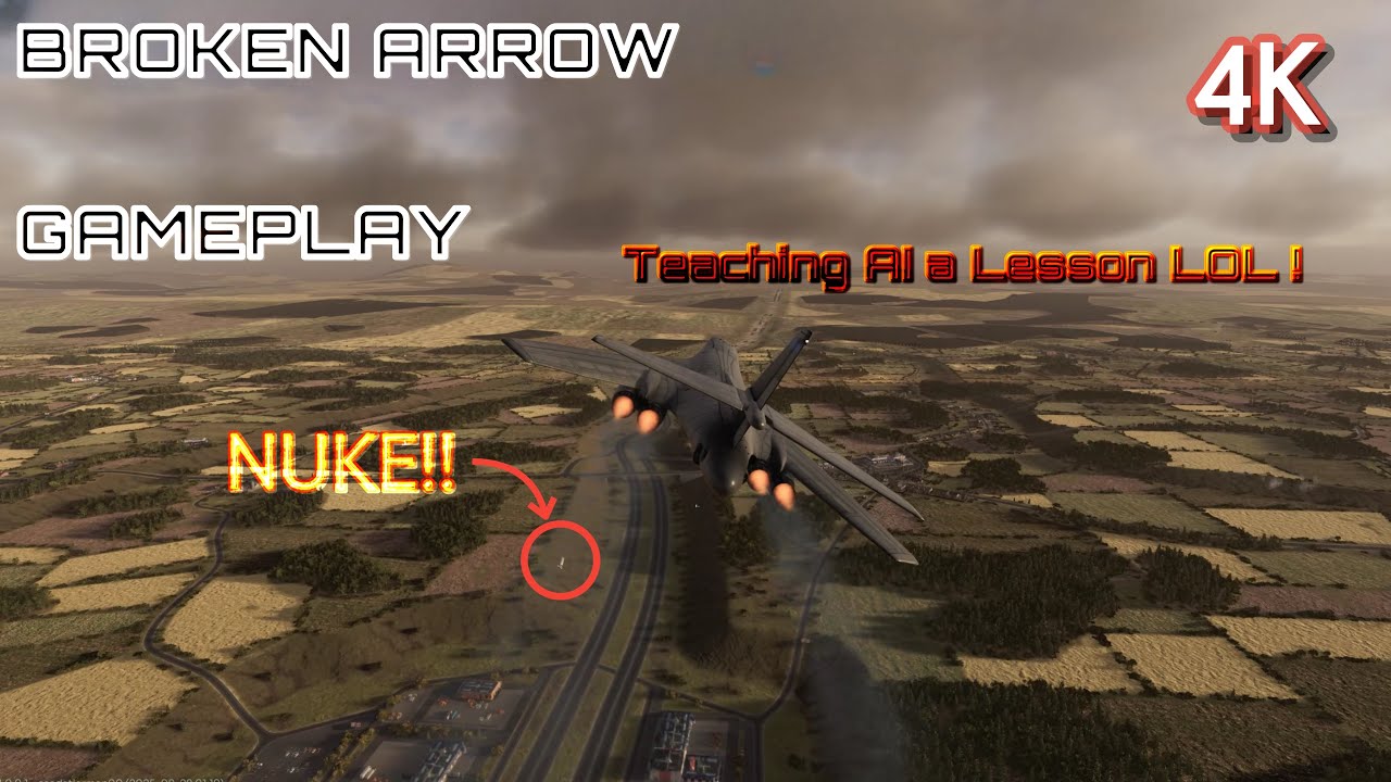Broken Arrow Gameplay -RTX 4080 20GB -Skirmish Match USA vs AI RUS||[PC 4K Ultra] -The AI Gone WILD!