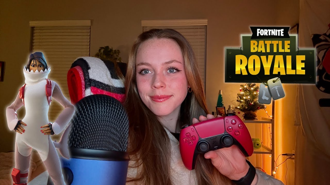 Fortnite Battle Royale ASMR | controller sounds and whispering