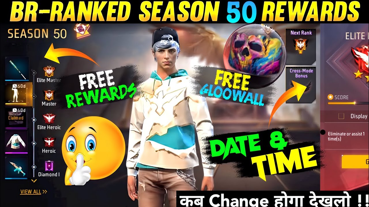 Br-Ranked New Season 50 Rewards | New Br Ranked Season Kab aayega? Free Fire New Rank Season Rewards