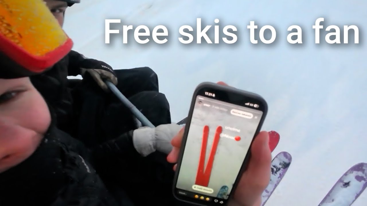 Ruka night skiing with friends