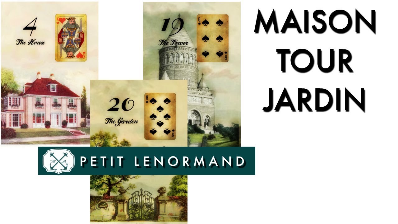 Petit Lenormand | La Maison, La Tour et le Jardin