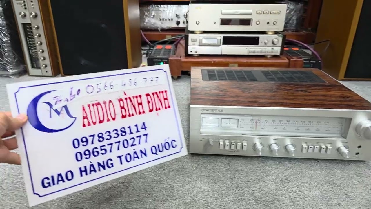 Ngon Bổ Rẽ Amply CONCEPT 4.5   Mới về Keng . KO NGÁN LOA NÀO HẾT