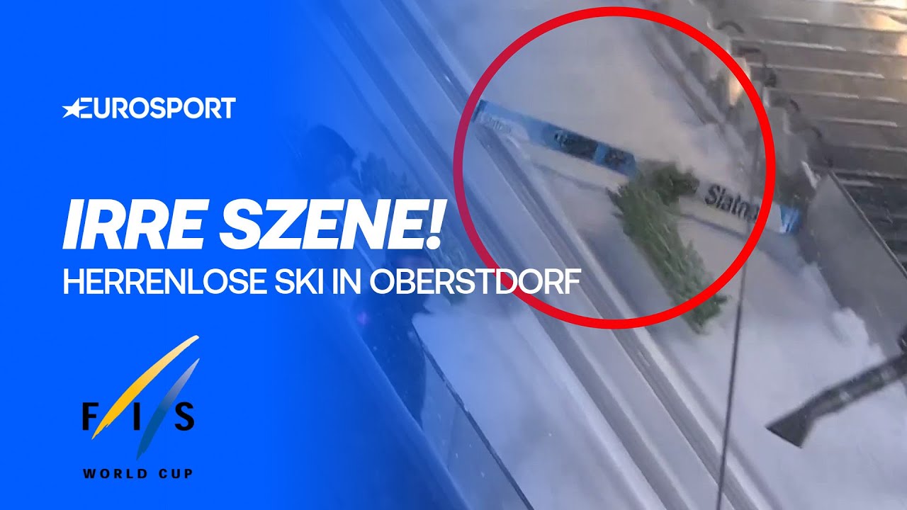 Drama um Domen Prevc im Teamwettbewerb der Skiflug-WM in Oberstdorf: Ski macht sich selbstständig