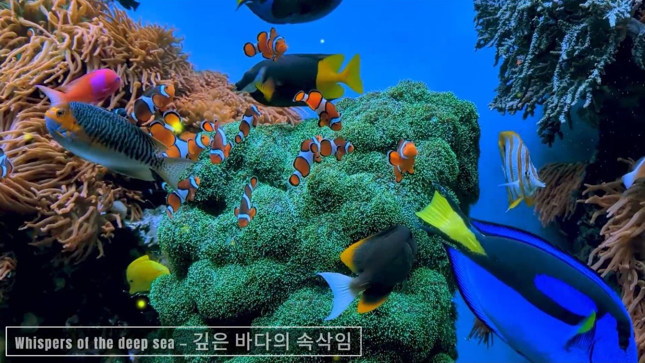 🌊 깊은 바다의 속삭임🌦️Healing Ocean ASMR for Sleep & Relaxation 🐠✨#바다ASMR #수면유도 #힐링사운드#OceanASMR #SleepASMR