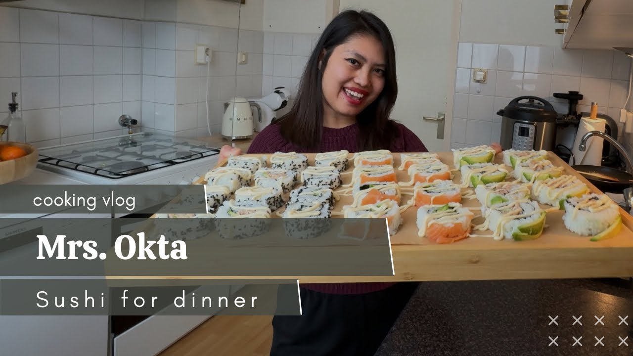 Making sushi for the first time