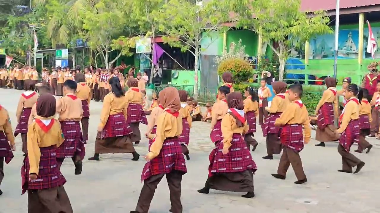 Pesta Siaga Kecamatan Loa Janan Ilir th 2023 disambut Tari Jepen Anak Anak Hebat SDN 009 LJI