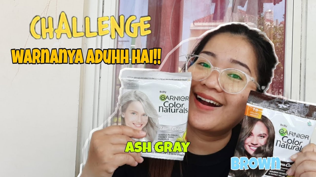 CAT RAMBUT GARNIER, ASH GRAY DAN BROWN JADINYA BEGINI!!!|GARNIER COLOR