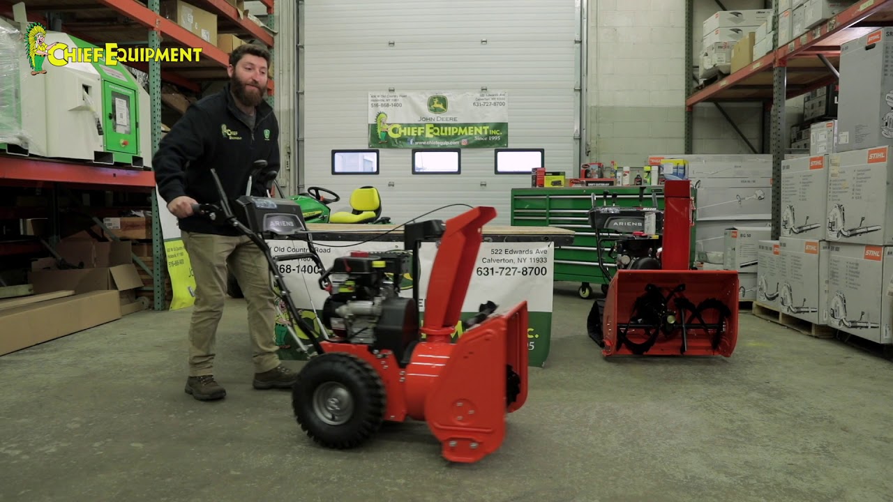 In The Shop with Chief Equipment: Wheel vs Track Snowblowers and Ariens Models