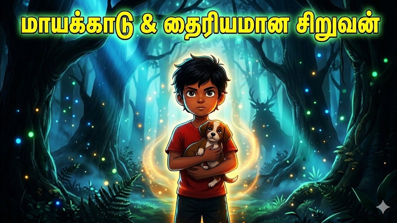 மாயக்காடு மற்றும் தைரியமான சிறுவன்#TamilStory#KidsStoryTamil#MoralStoryTamil#MagicalForest#Adventure