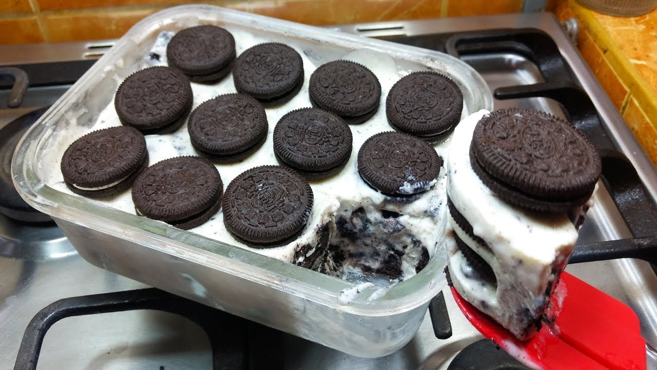 Postre de galleta OREO con SOLO 3 INGREDIENTES