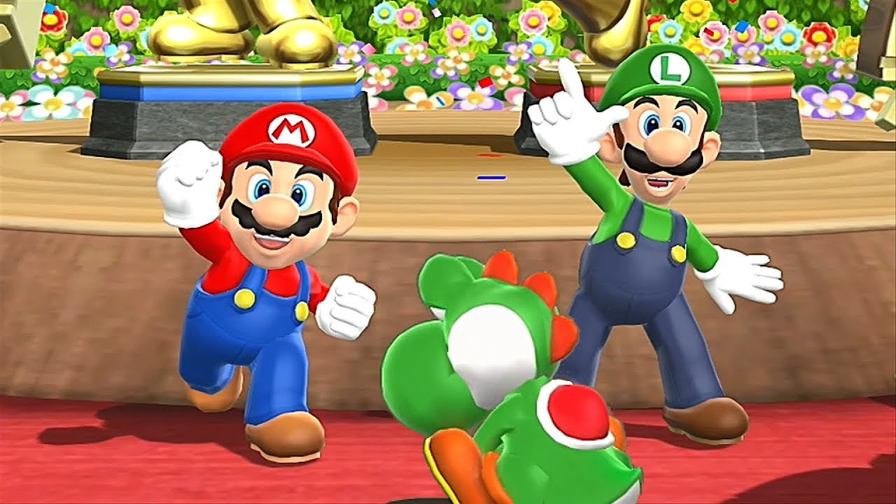 Mario Party 9 Mario and Luigi vs Yoshi #600