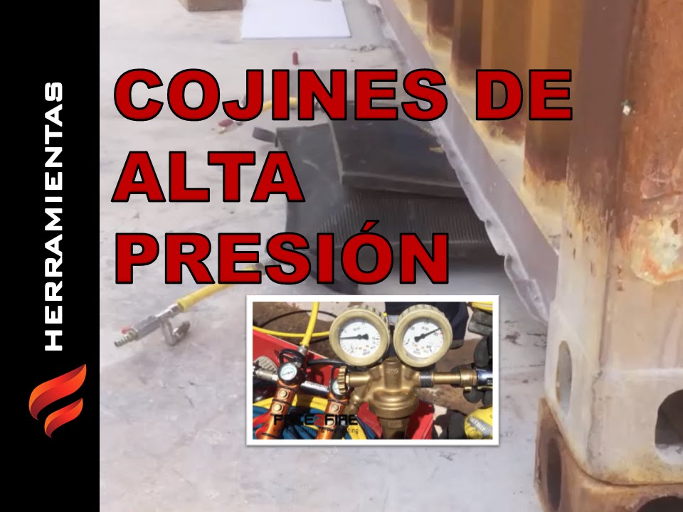 Cómo elevar cargas con cojines de alta presión