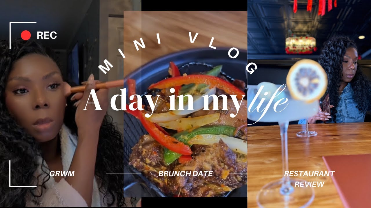 GRWM | MINI VLOG |  FOOD REVIEW | SELF-CARE