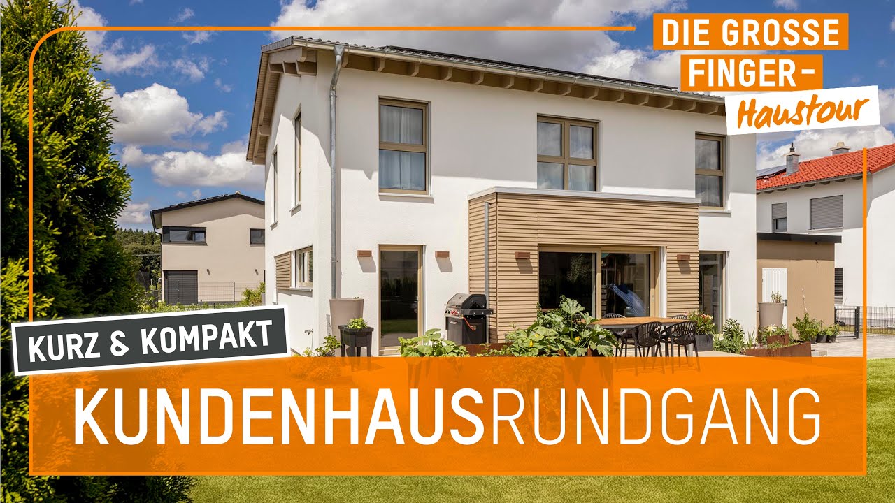 Haustour: Individuell geplantes Effizienzhaus mit Erker & Wohlf&uuml;hlbad | FingerHaus