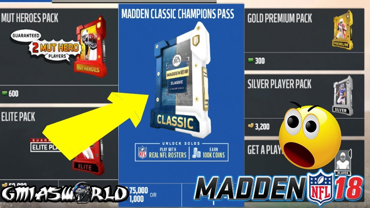 BEFORE YOU PAY TO UNLOCK THE MADDEN 18 CLASSIC CHAMPIONSHIP SOLOS IN MUT 18, WATCH THIS!