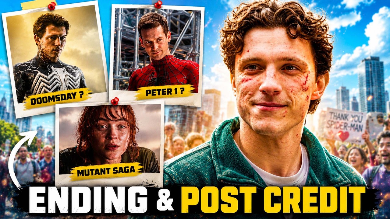 SPIDERMAN BRAND NEW DAY Ending & Post Credit Scene | Explained in Hindi