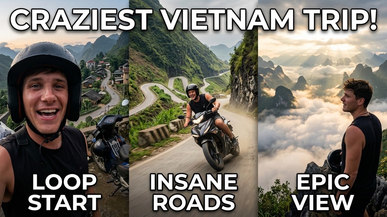 Ha Giang Loop Day 1 | Vietnam’s Craziest Road Trip Started | Vlog 24