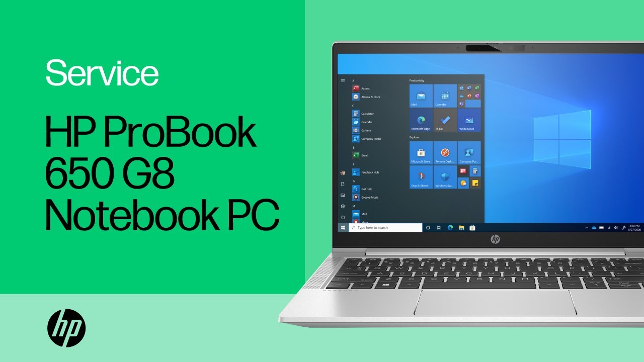 Removing & replacing parts for HP ProBook 650 G8 Notebook PC | HP Computer Service | HP Support