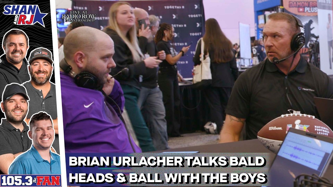 Brian Urlacher Talks Football, Bald Heads, Patriots, The HOF & More Live From Radio Row | Shan & RJ